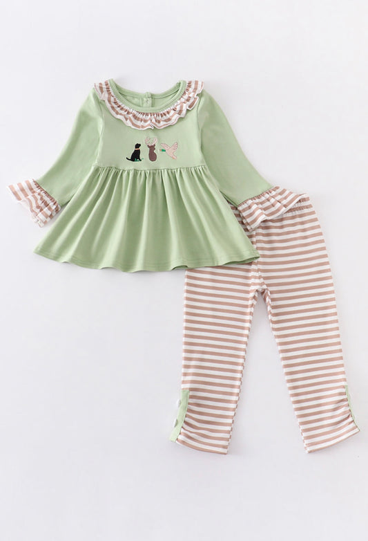 Green Hunting Two Piece Set